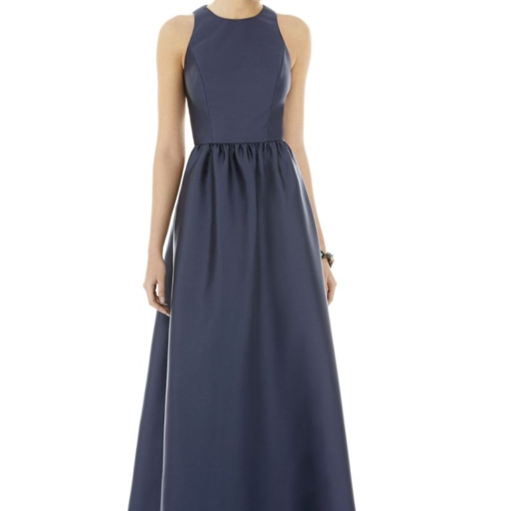 Alfred Sung Midnight Blue Ballgown